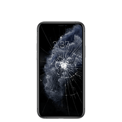 Apple iPhone 11 mit Glas kaputt