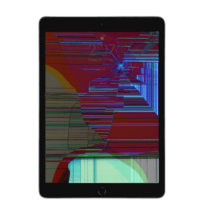 Apple iPad der siebten Generation mit beschädigtem Bildschirm