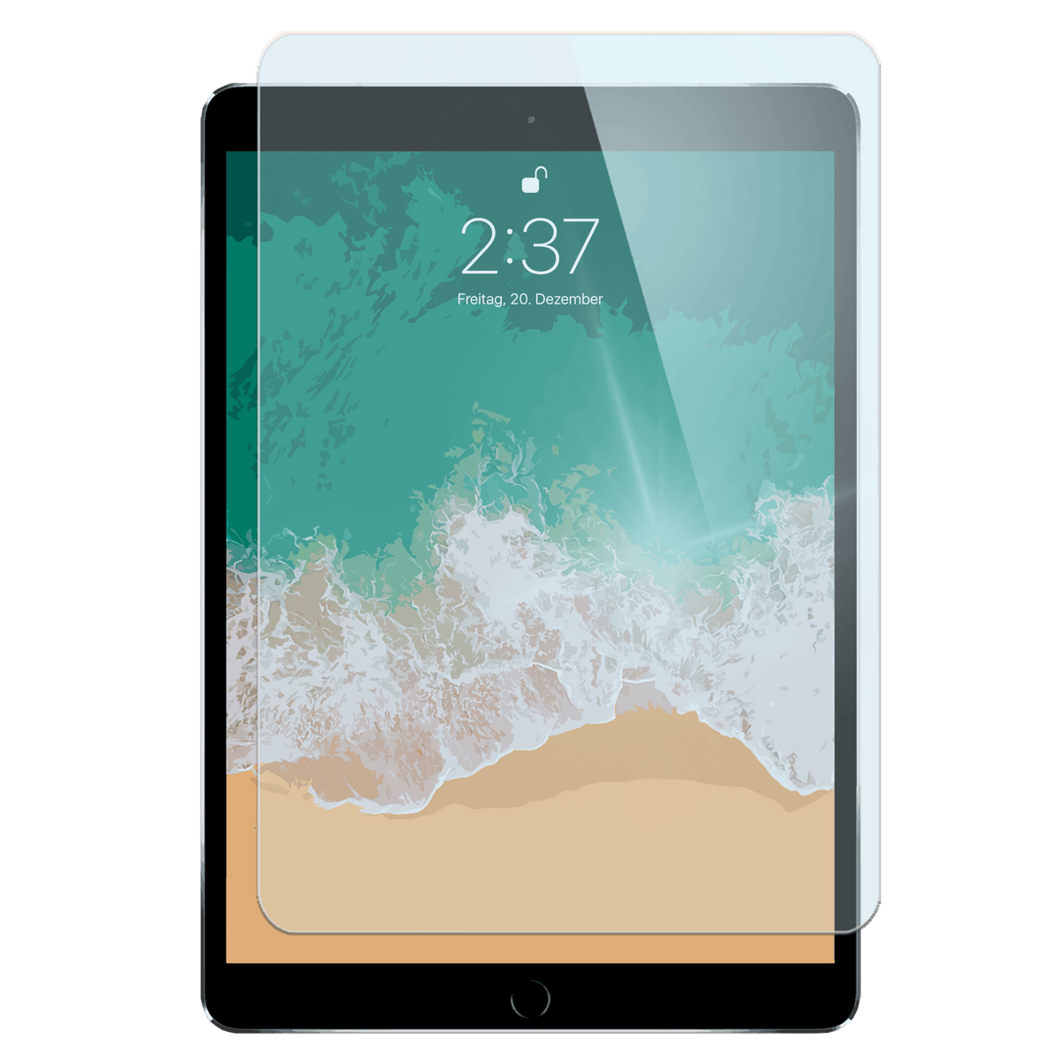 Apple iPad Pro der zweite Generation mit Displayschutzfolie