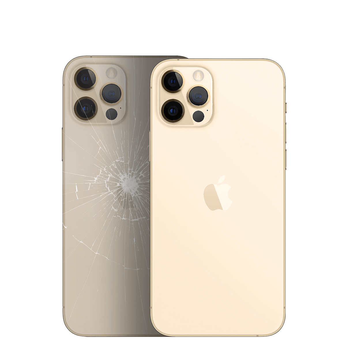 Apple iPhone 12 Pro Max mit Rückseite kaputt