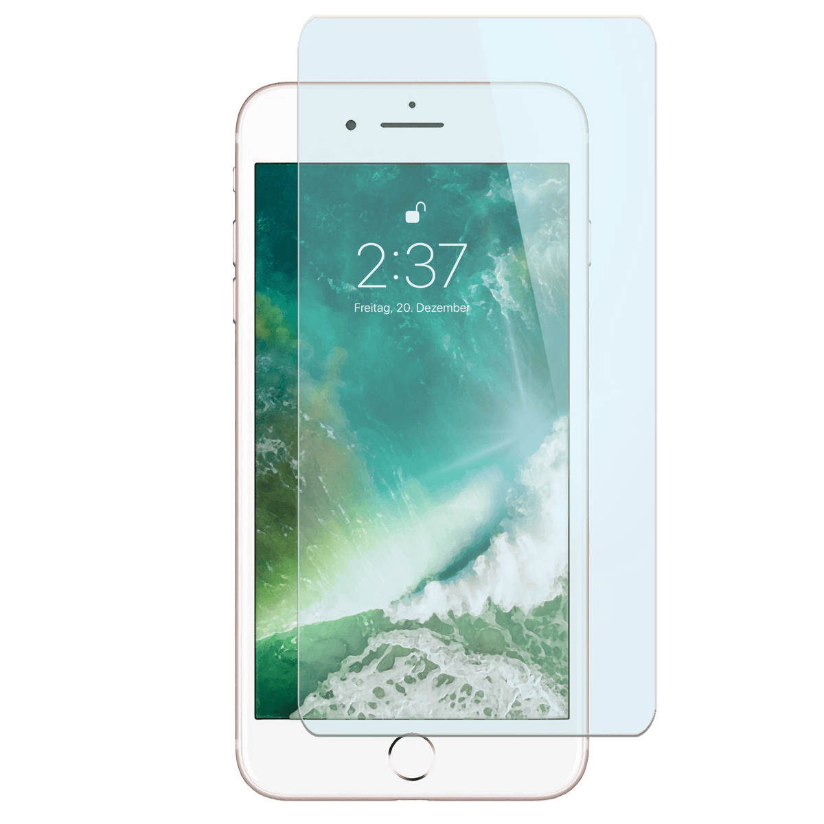 Apple iPhone 7 Plus mit Schutzfolie