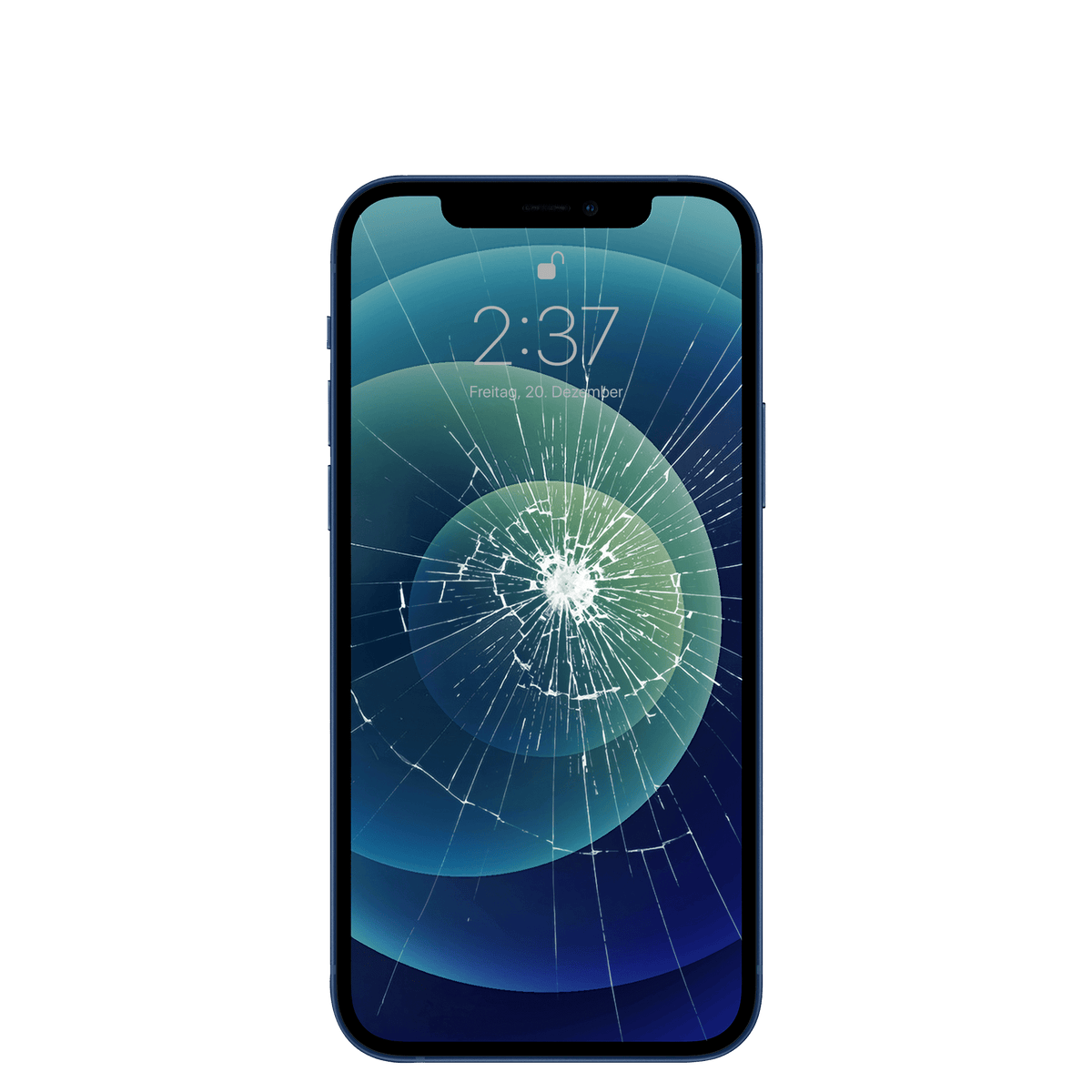  Apple iPhone 12 mini mit Glas kaputt