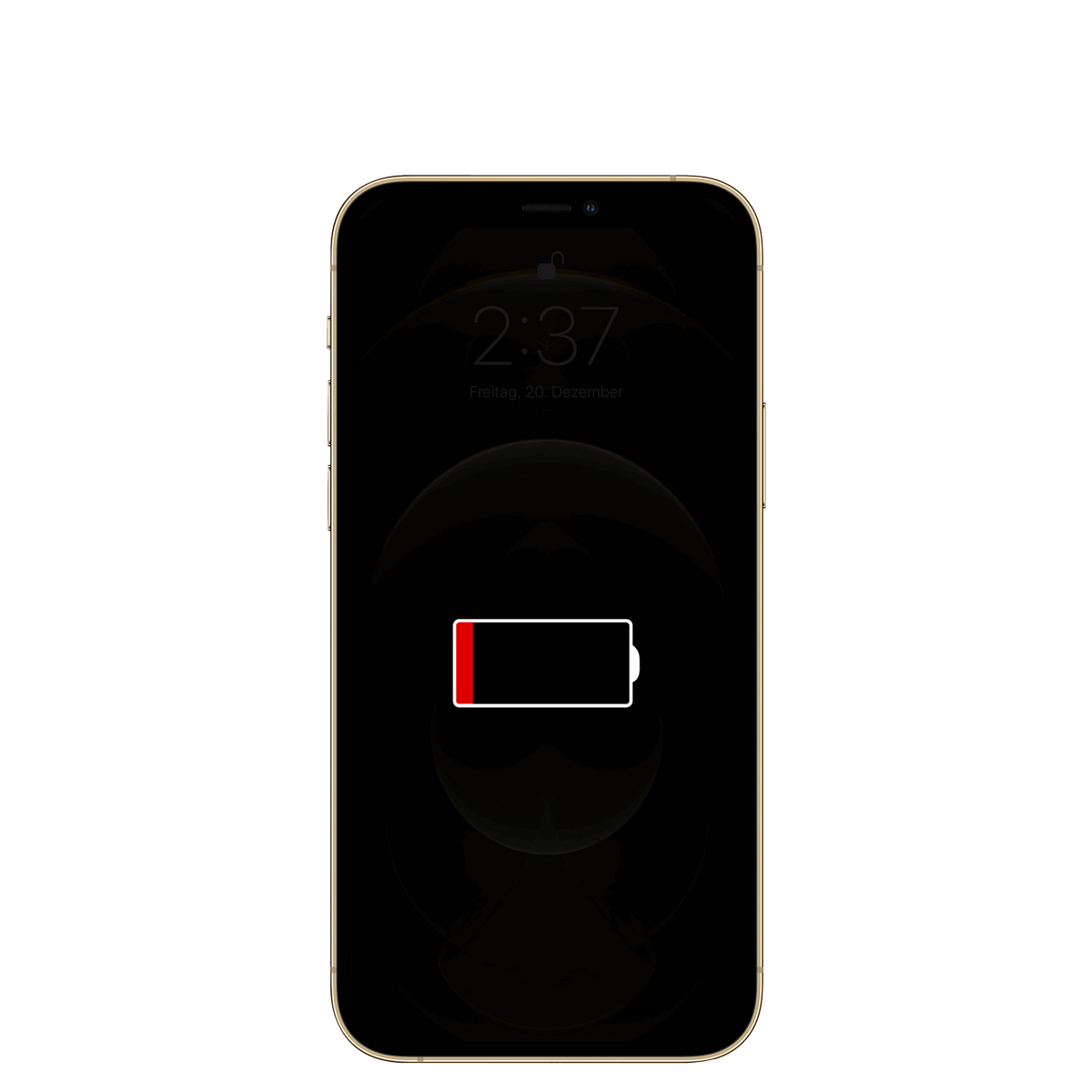 Apple iPhone 12 Pro mit leerem Akku