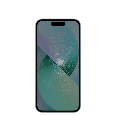 Apple iPhone 15 Pro mit Glas kaputt