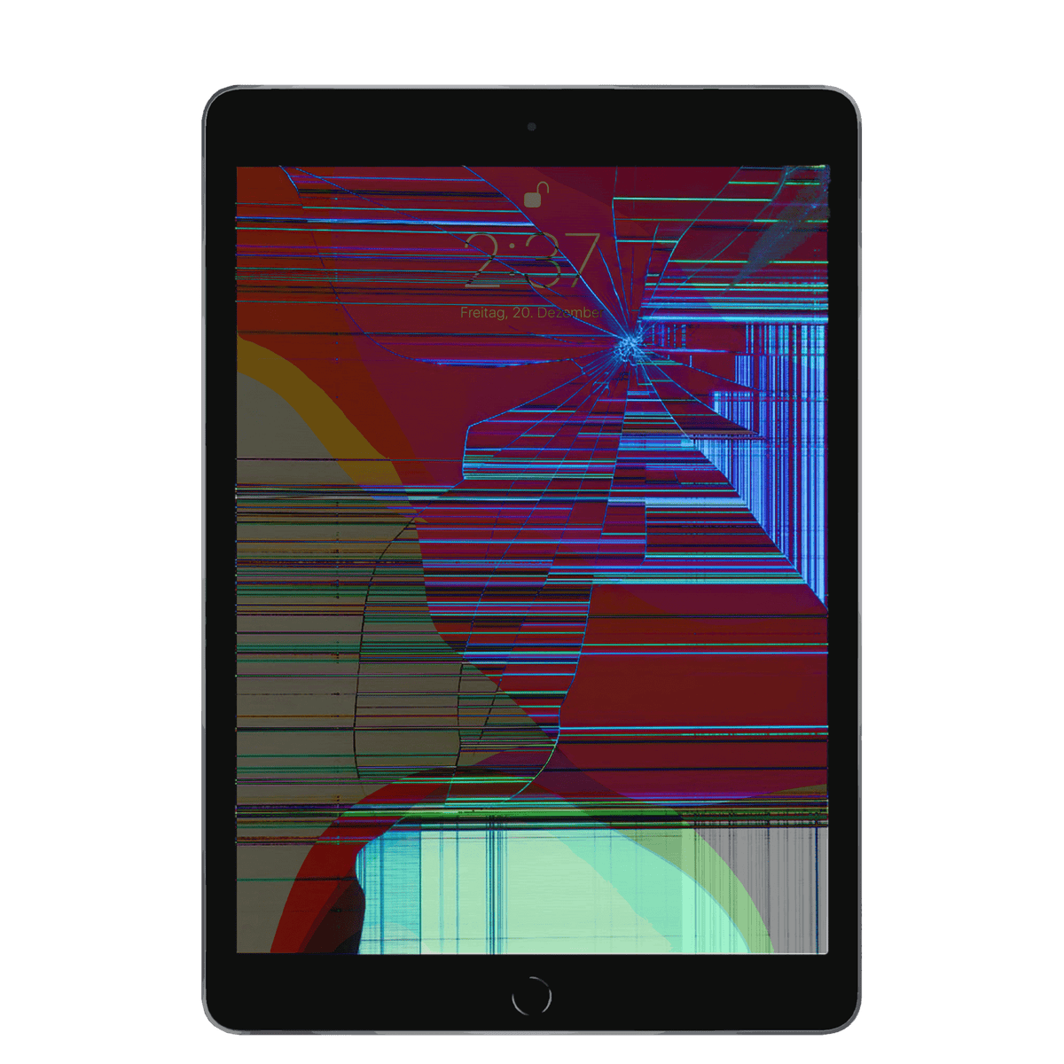 Apple iPad der sechsten Generation mit Bildschirmschaden