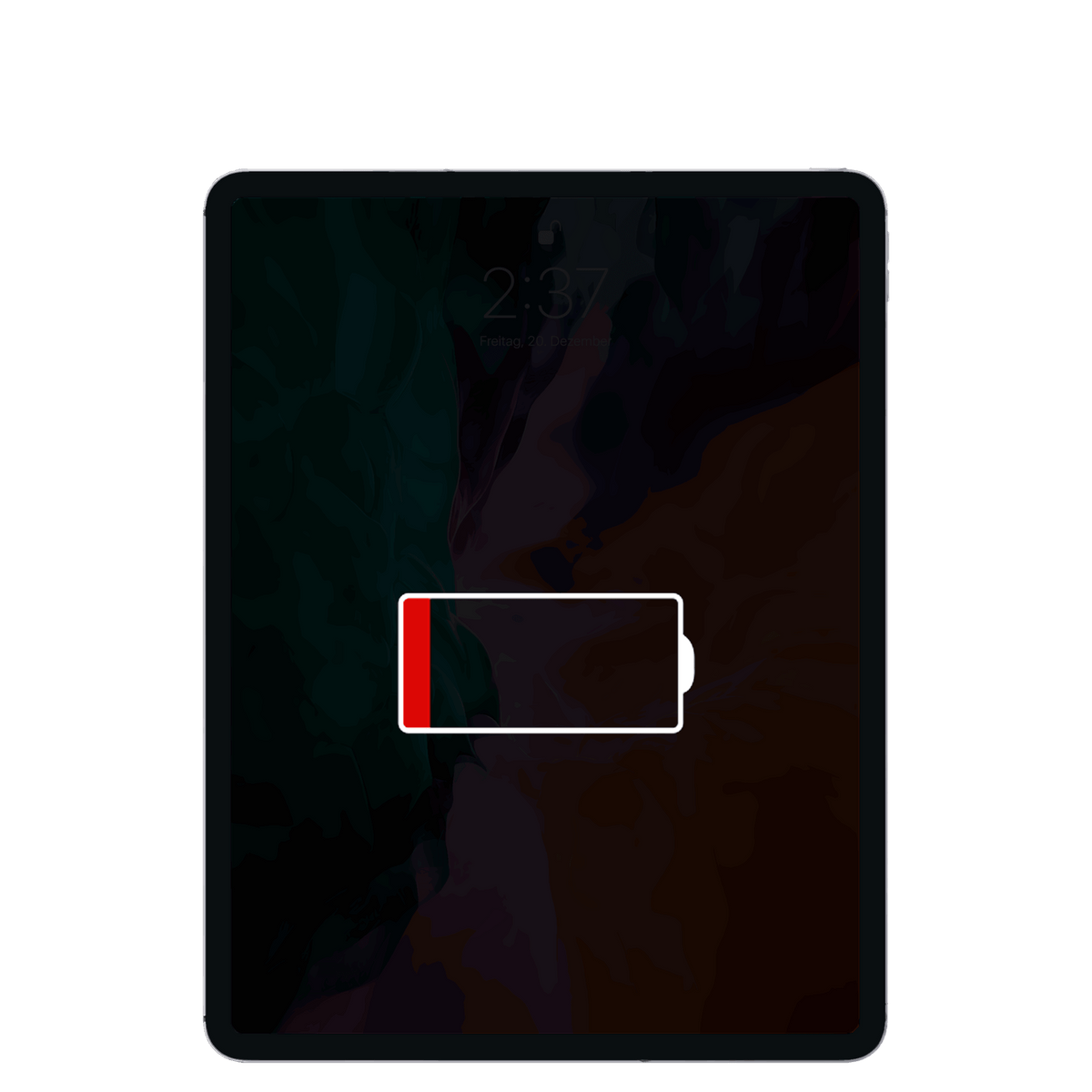 Apple iPad Pro der dritten Generation mit leerem Akku