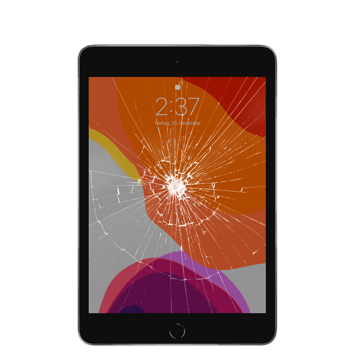 Apple iPad mini 5 mit Rissen im Display