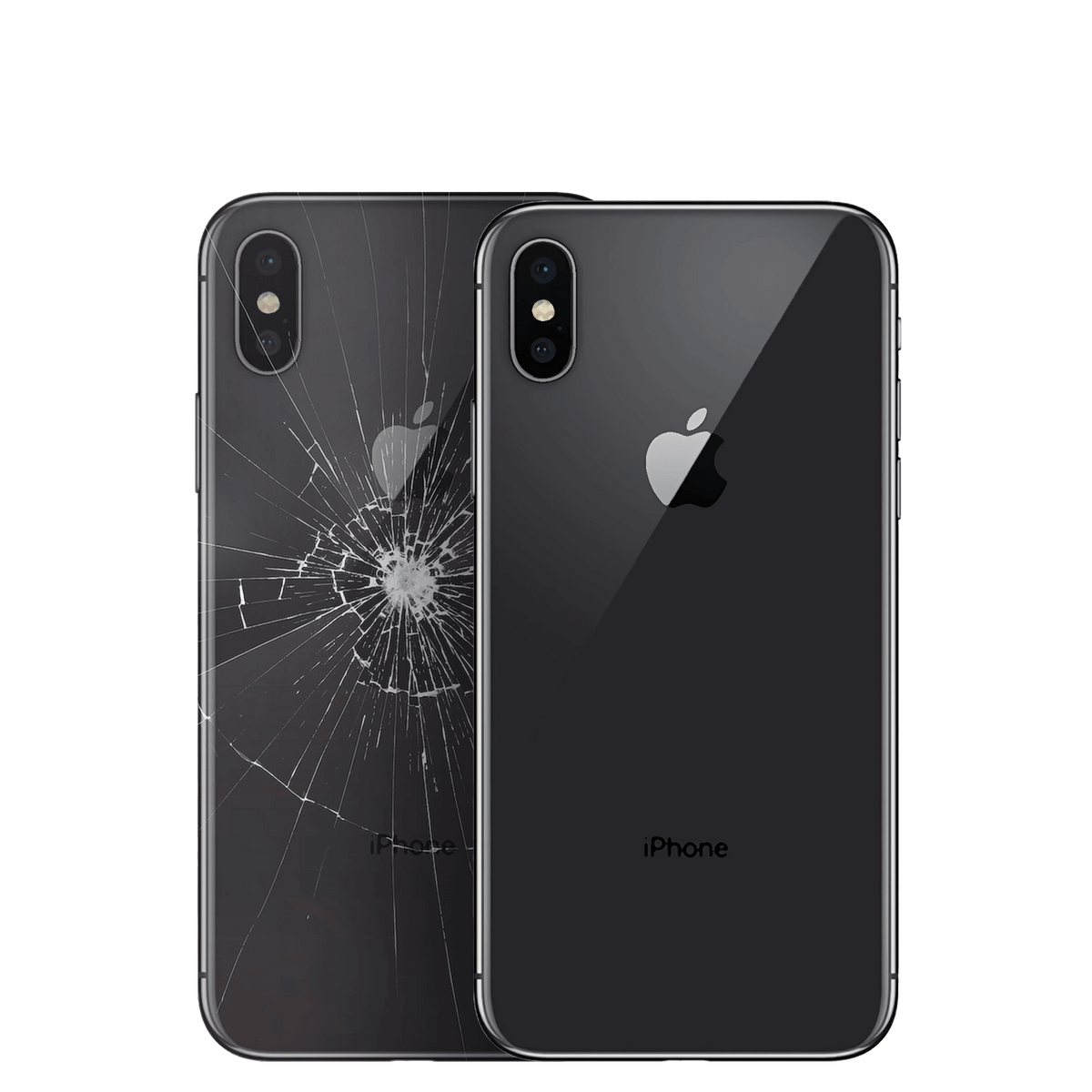 Apple iPhone XS mit Rückseite kaputt