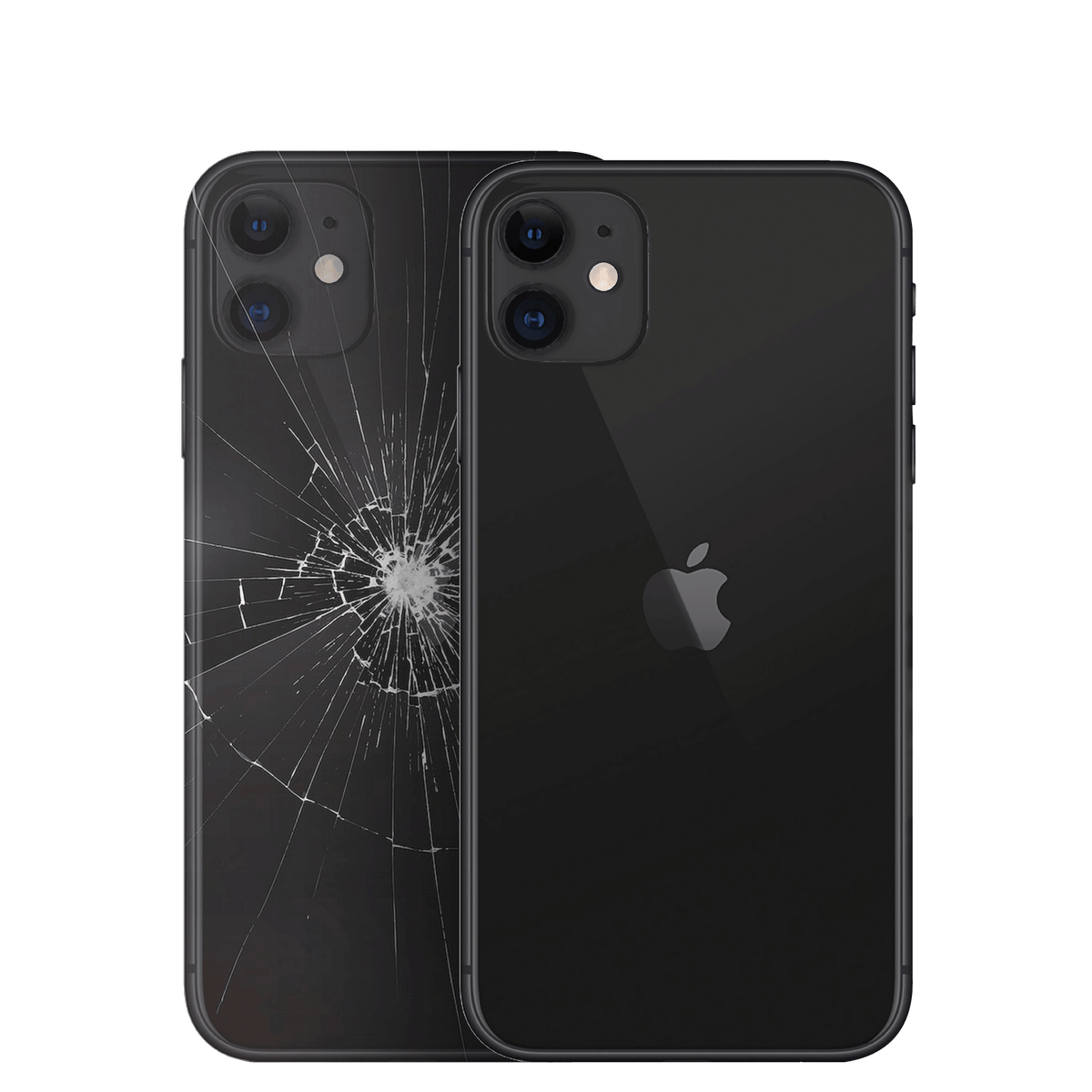 Apple iPhone 11 mit Rückseite kaputt