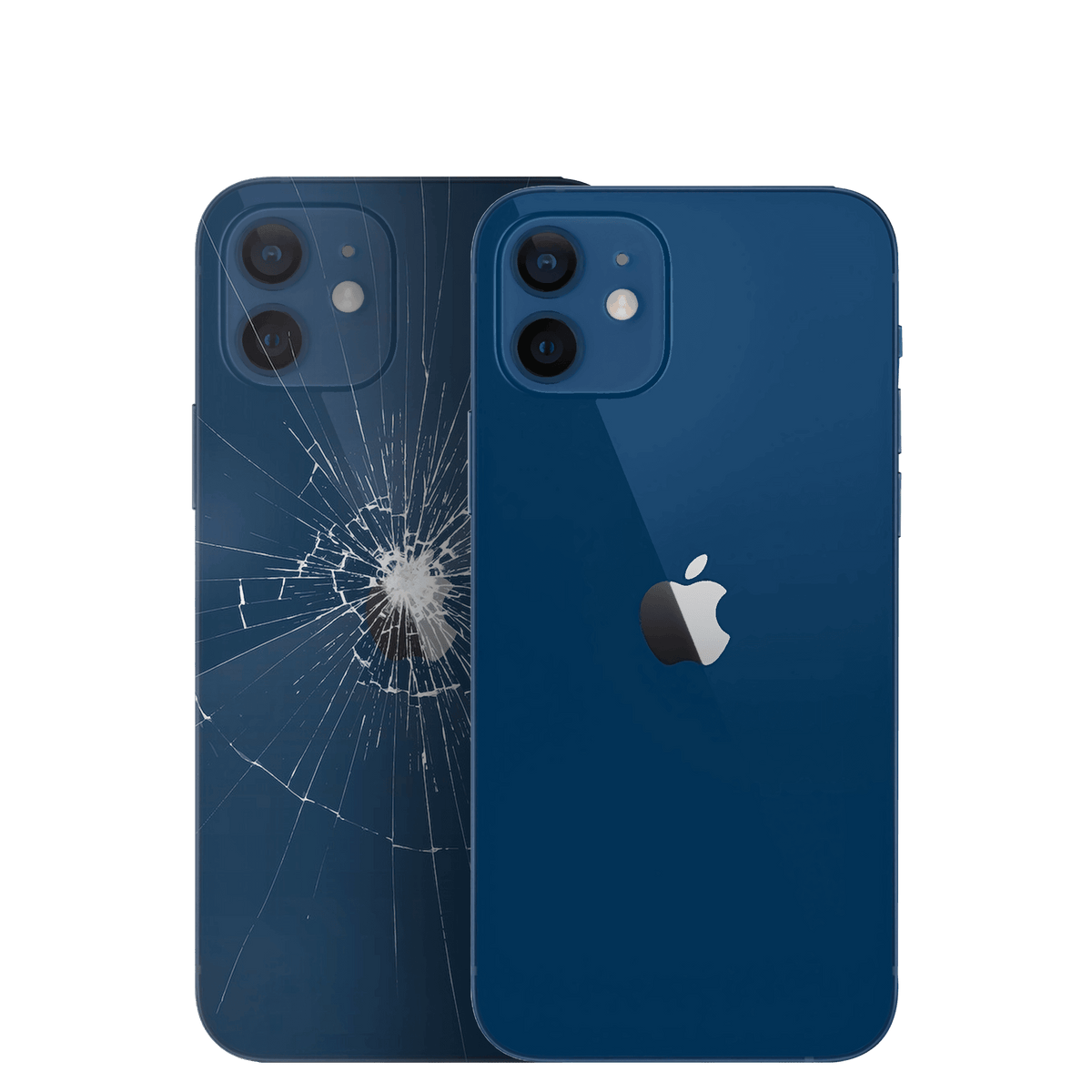 Apple iPhone 12 mini mit Rückseite kaputt