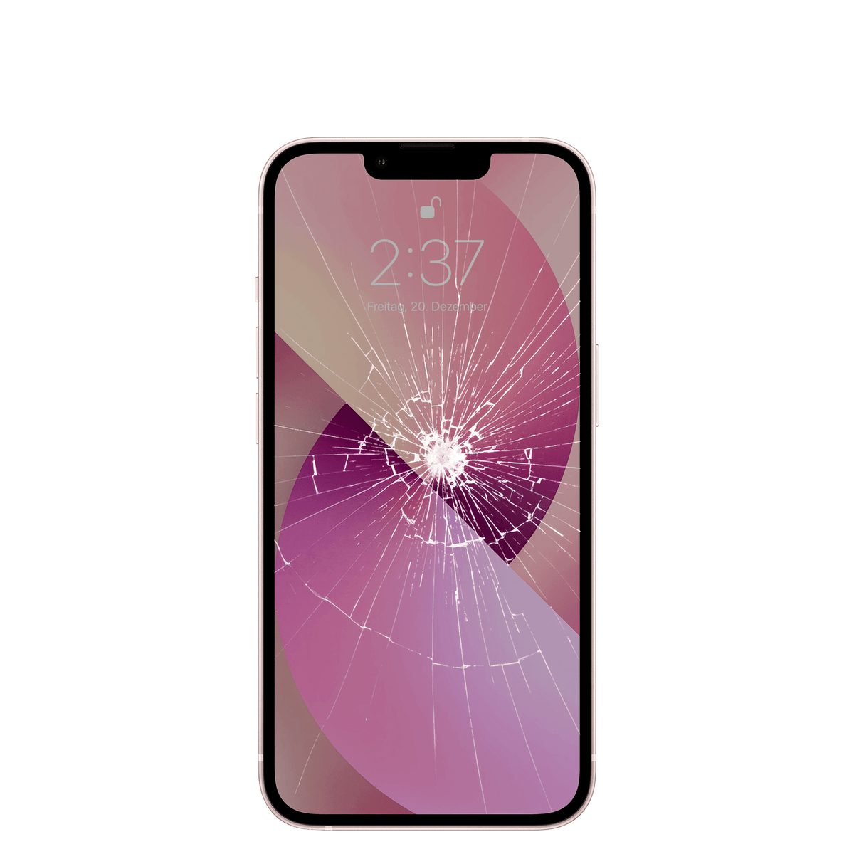 Apple iPhone 13 mini mit Glas kaputt