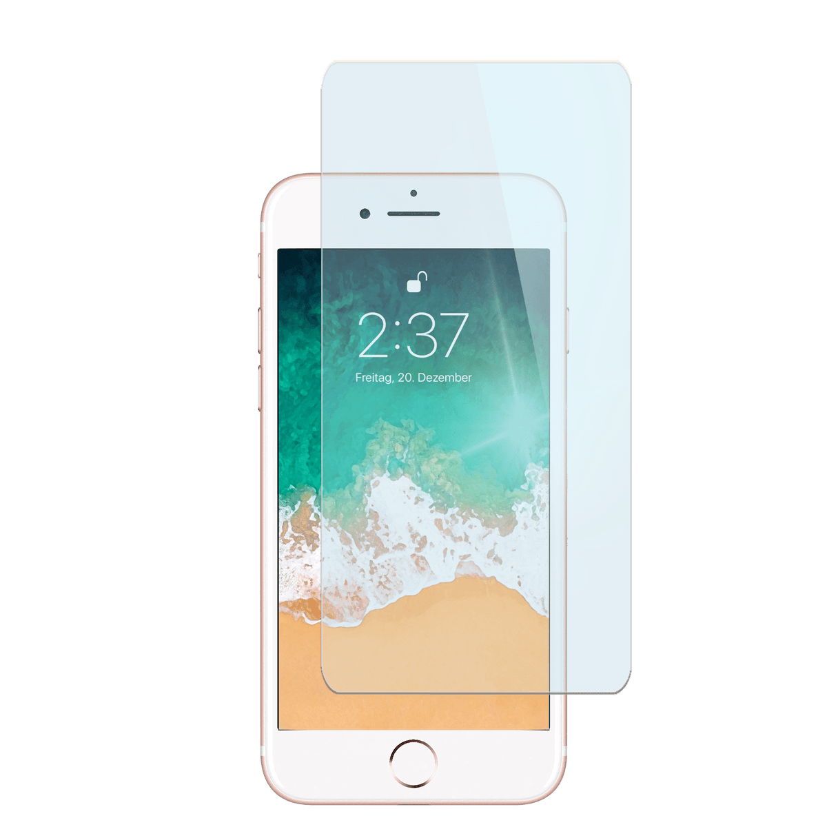 Apple iPhone 7 mit Schutzfolie