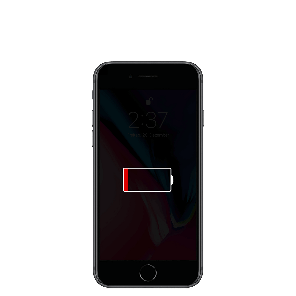  Apple iPhone 8 mit leerem Akku