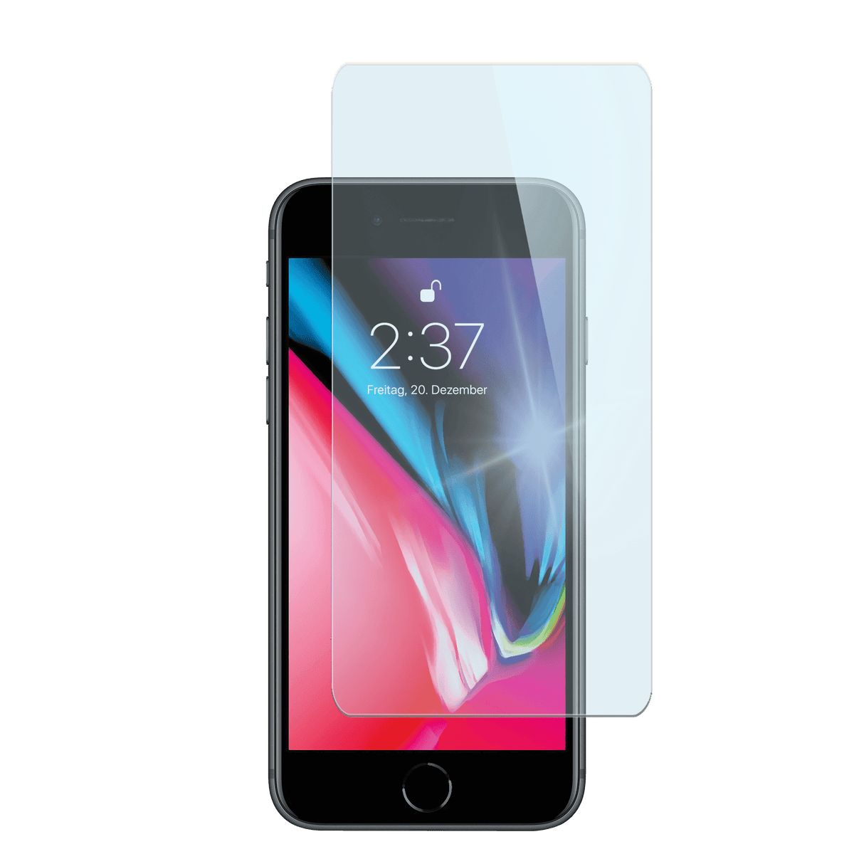 Apple iPhone 8 mit Schutzfolie