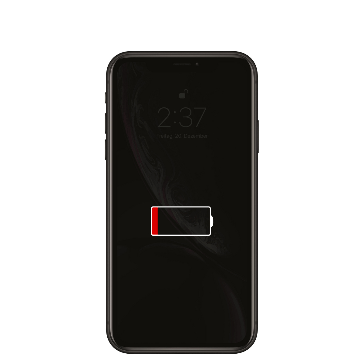Apple iPhone XR mit leerem Akku