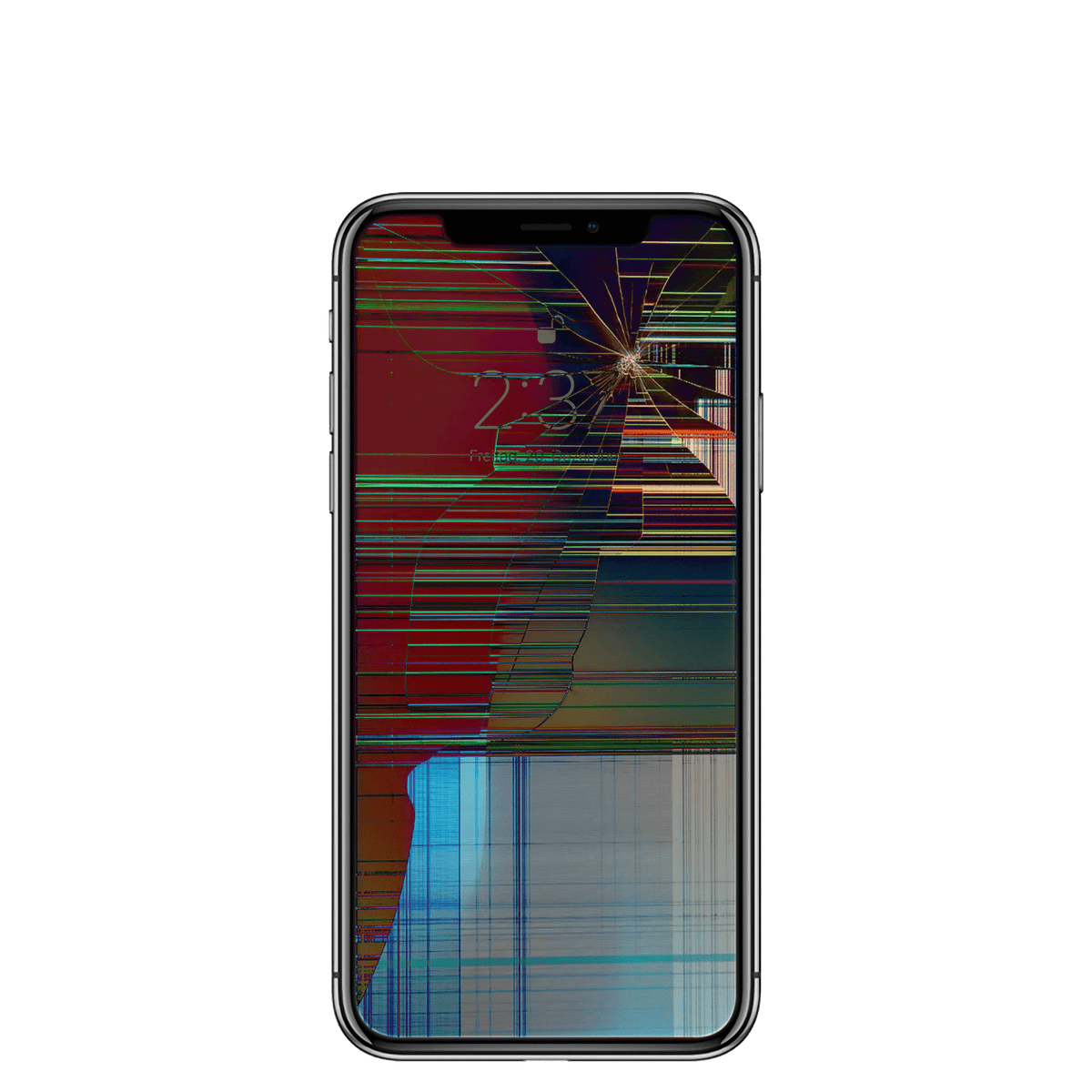 Apple iPhone X mit Display kaputt