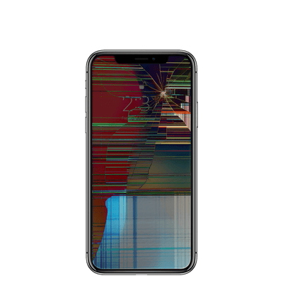 Apple iPhone X mit Display kaputt
